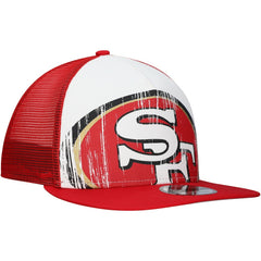 San Francisco 49ers New Era Distressed 9FIFTY A-Frame Snapback Hat
