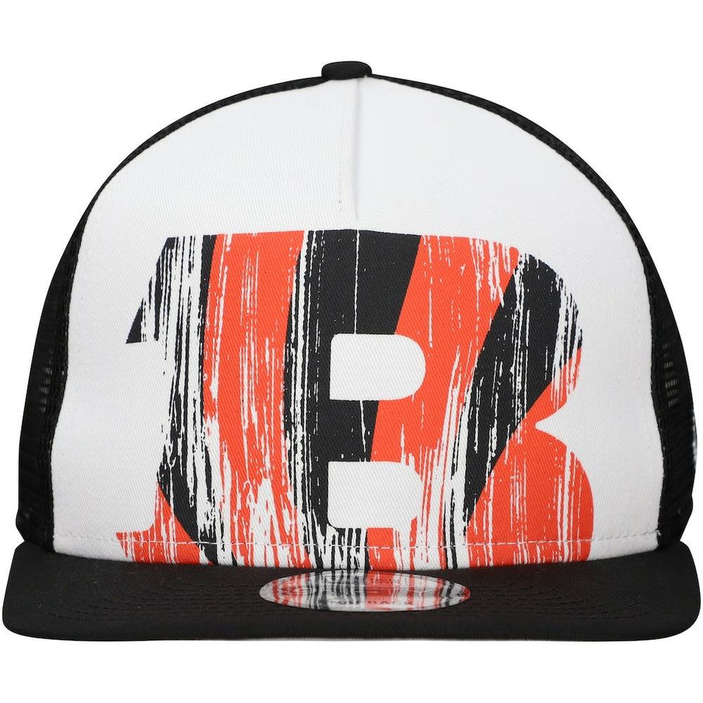 Cincinnati Bengals New Era Distressed 9FIFTY A-Frame Snapback Hat