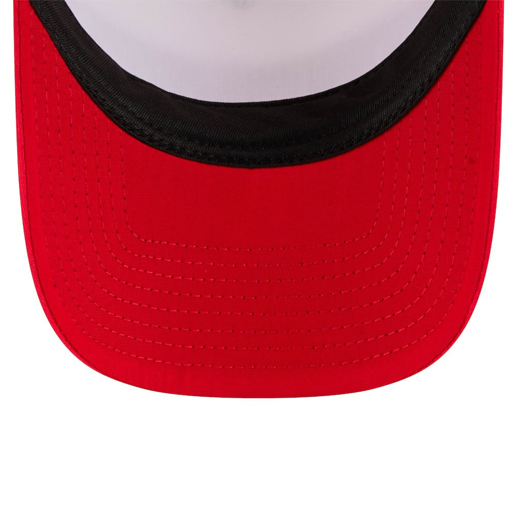 San Francisco 49ers New Era Sport Night Color Block 9FORTY A-Frame Trucker Adjustable Hat