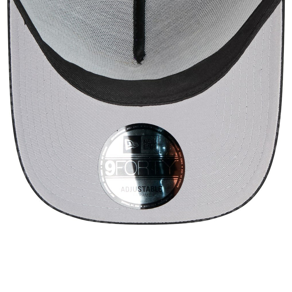 Cincinnati Bengals New Era Midnight Ink Tonal Text A-Frame Trucker 9FORTY Adjustable Hat