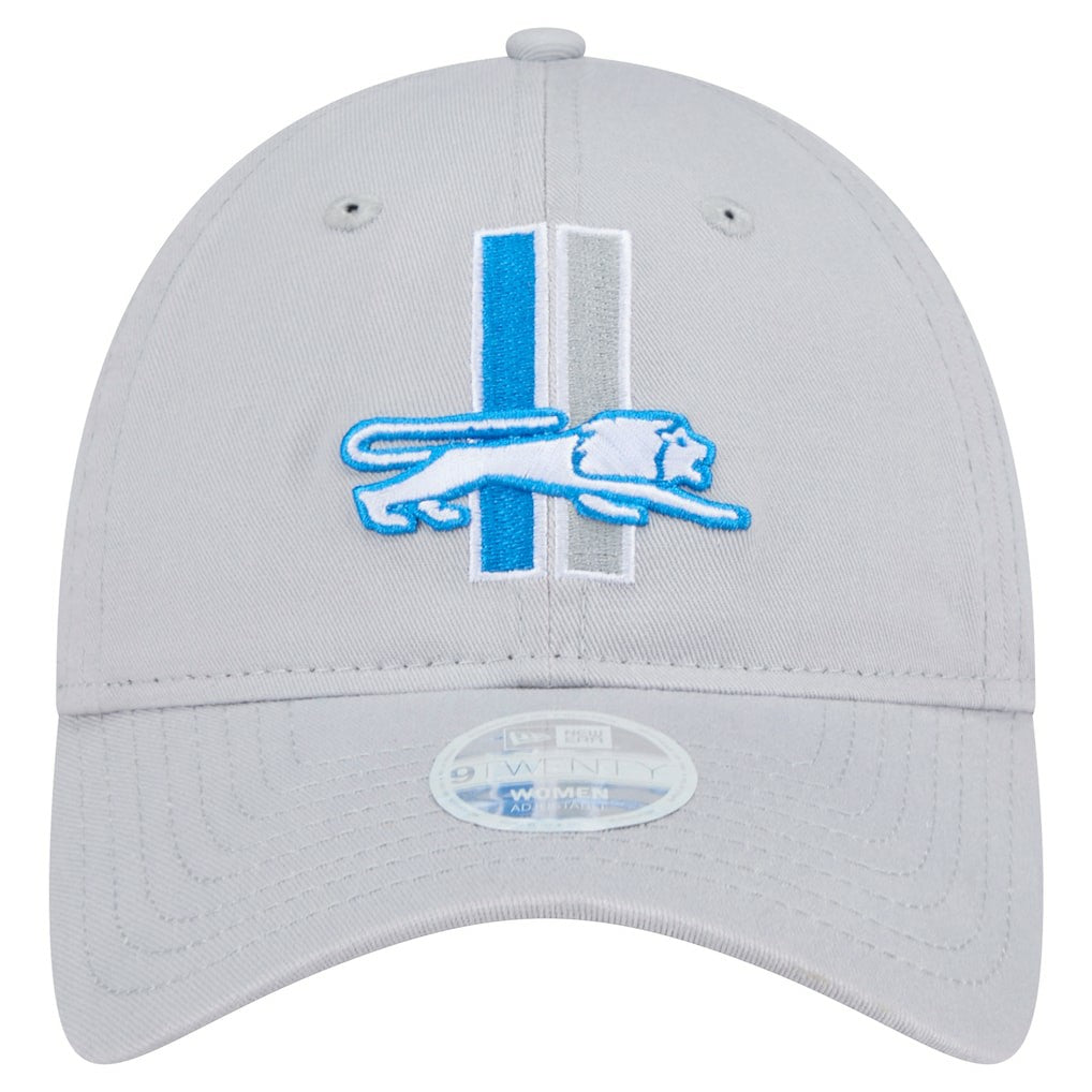 Detroit Lions New Era Women's Throwback Main Core Classic 2.0 9TWENTY Adjustable Hat
