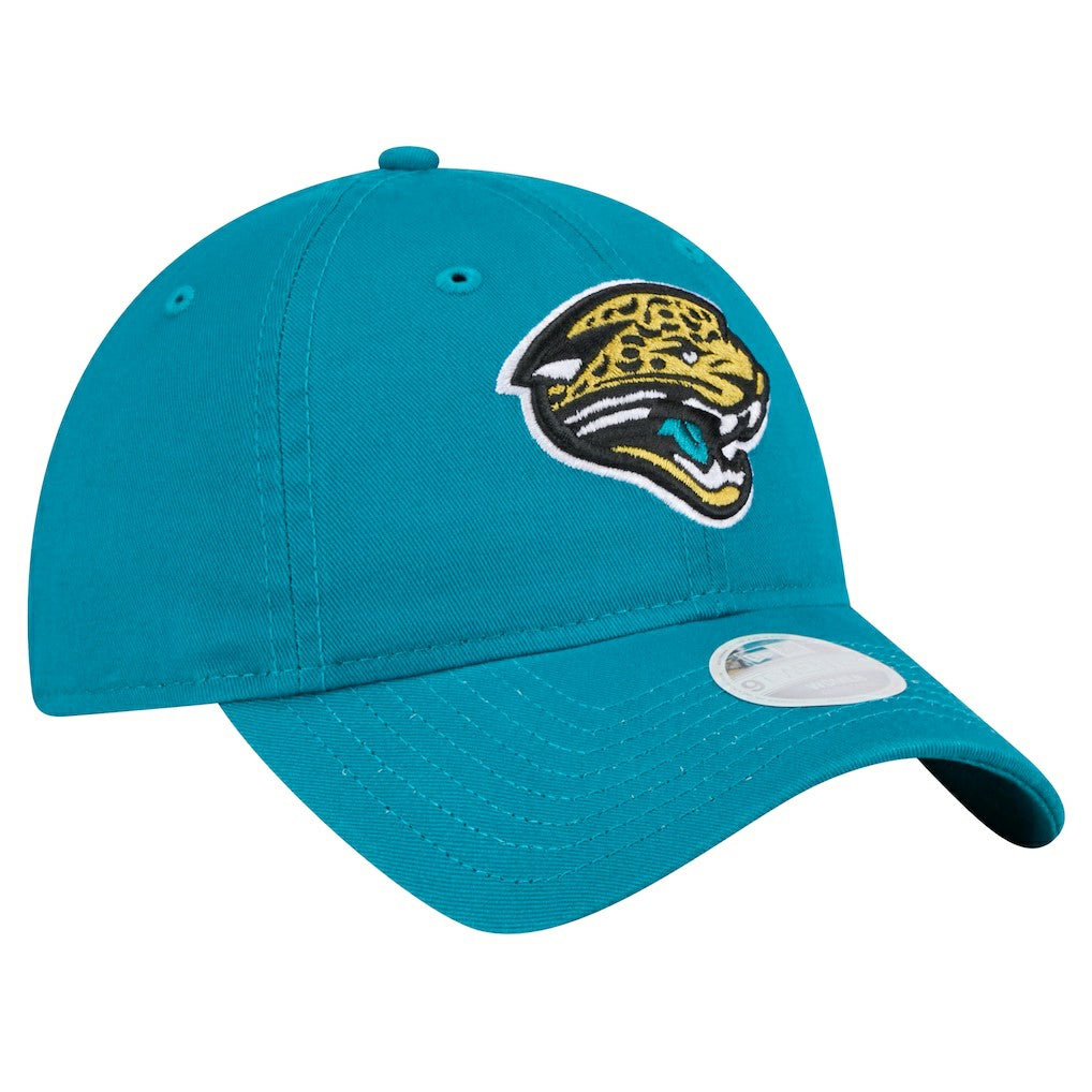 Jacksonville Jaguars New Era Women's Throwback Main Core Classic 2.0 9TWENTY Adjustable Hat