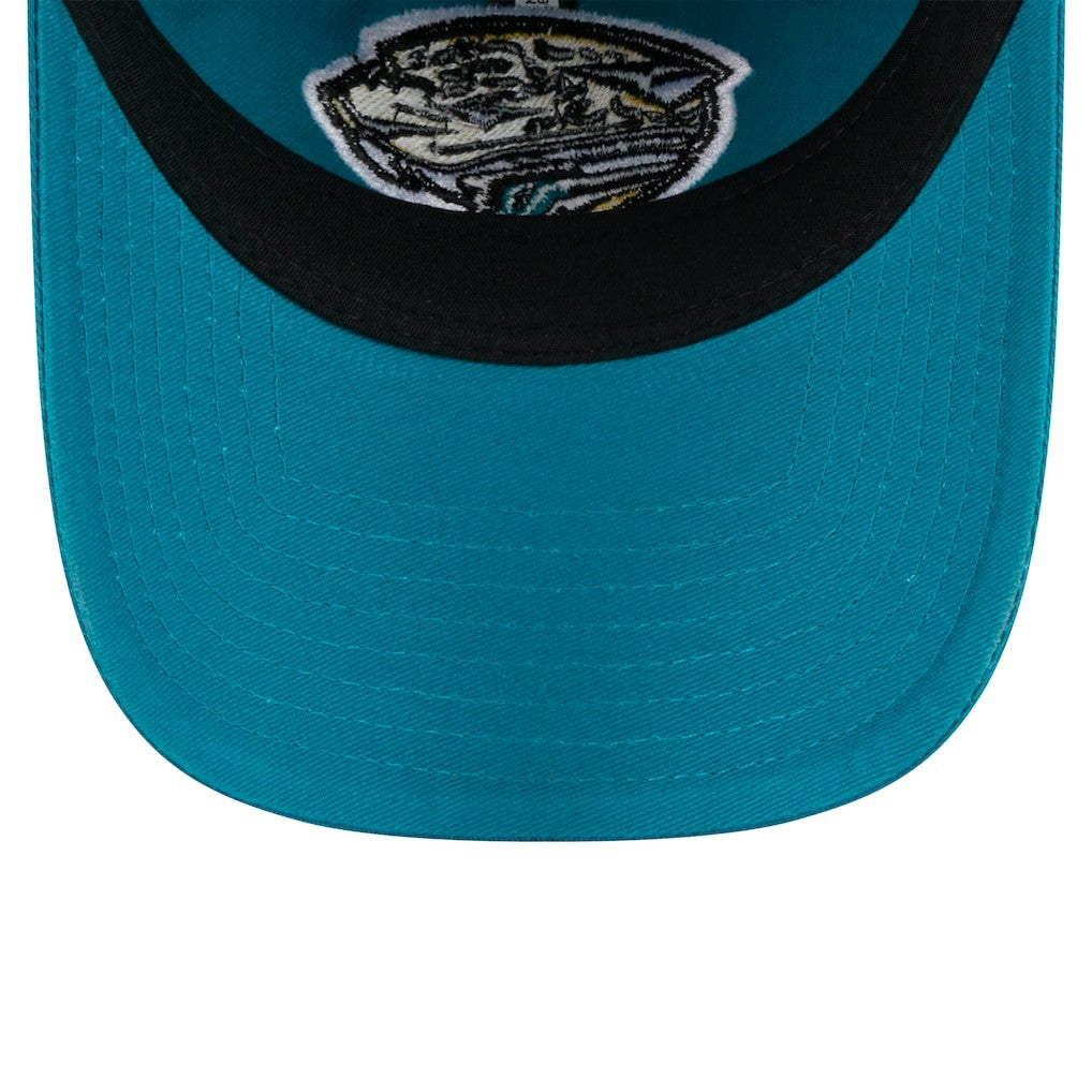 Jacksonville Jaguars New Era Women's Throwback Main Core Classic 2.0 9TWENTY Adjustable Hat