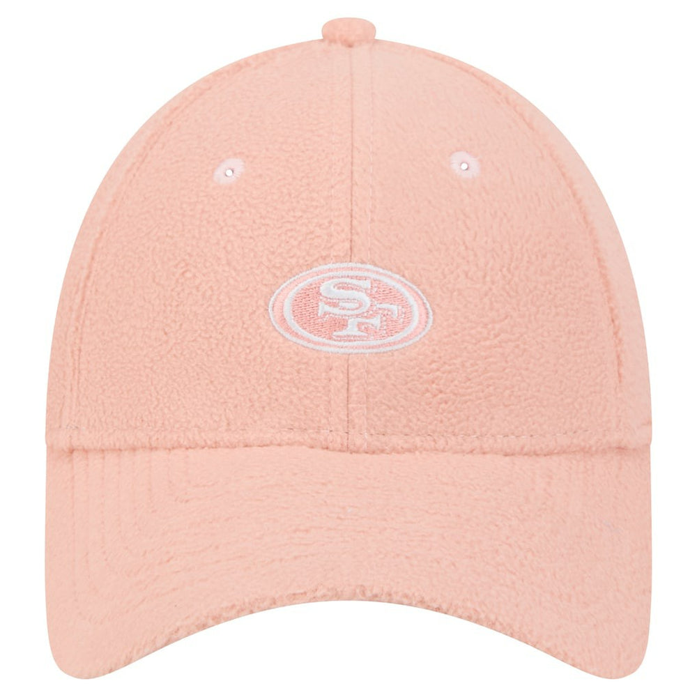 San Francisco 49ers New Era Women's Cozy Sherpa 9FORTY Adjustable Hat