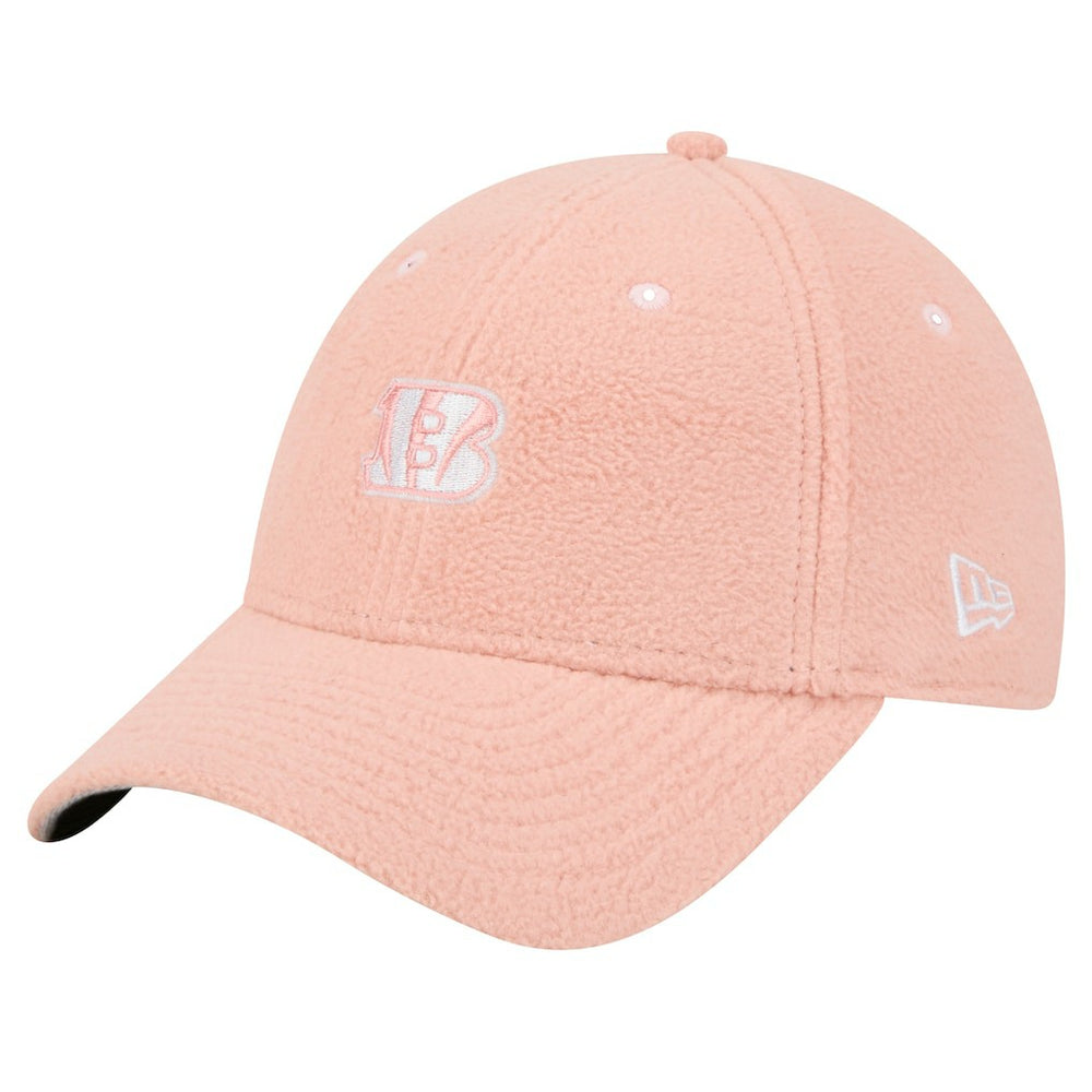 Cincinnati Bengals New Era Women's Cozy Sherpa 9FORTY Adjustable Hat