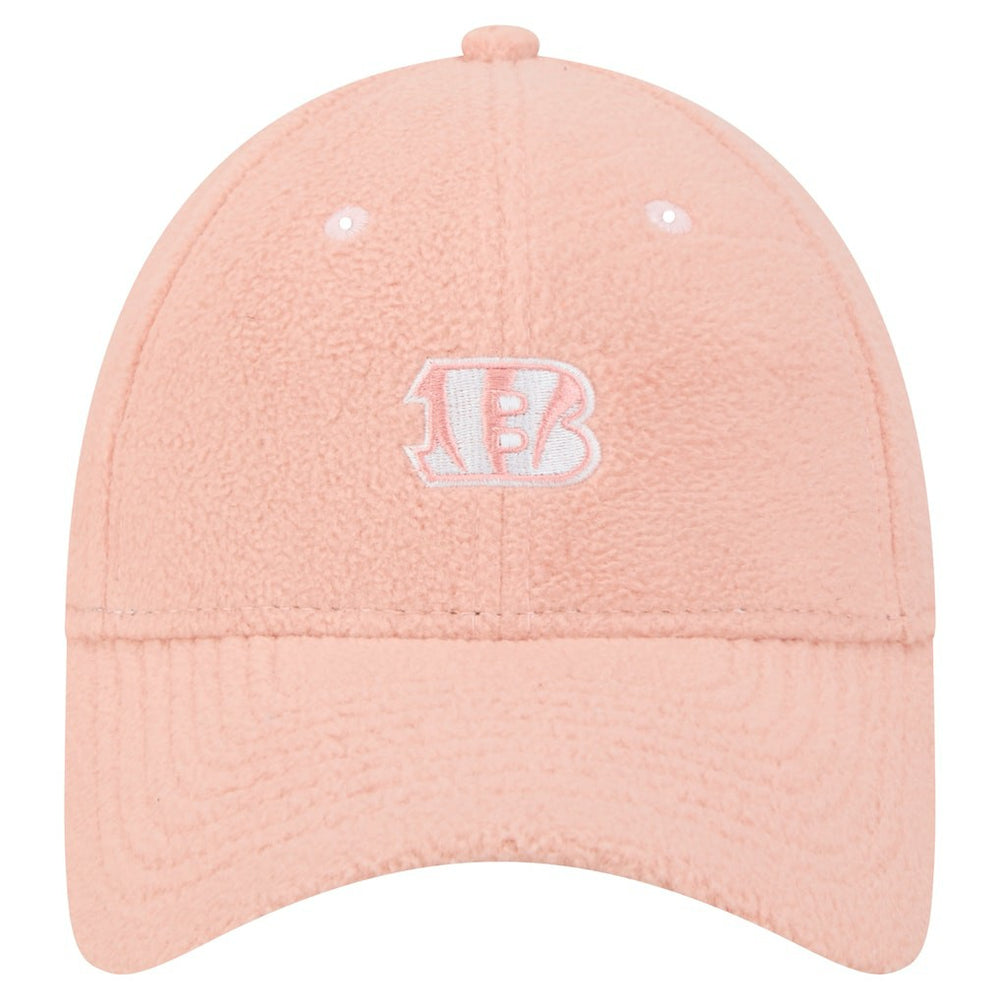 Cincinnati Bengals New Era Women's Cozy Sherpa 9FORTY Adjustable Hat