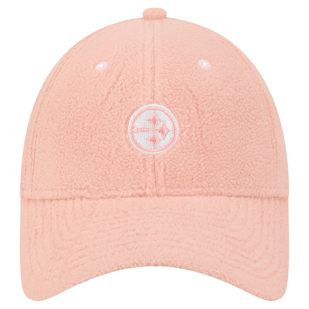 Pittsburgh Steelers New Era Women's Cozy Sherpa 9FORTY Adjustable Hat