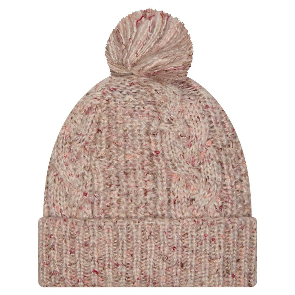 Miami Dolphins New Era Women's Trendy Tone Cuffed Knit Hat with Pom