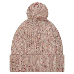 Miami Dolphins New Era Women's Trendy Tone Cuffed Knit Hat with Pom