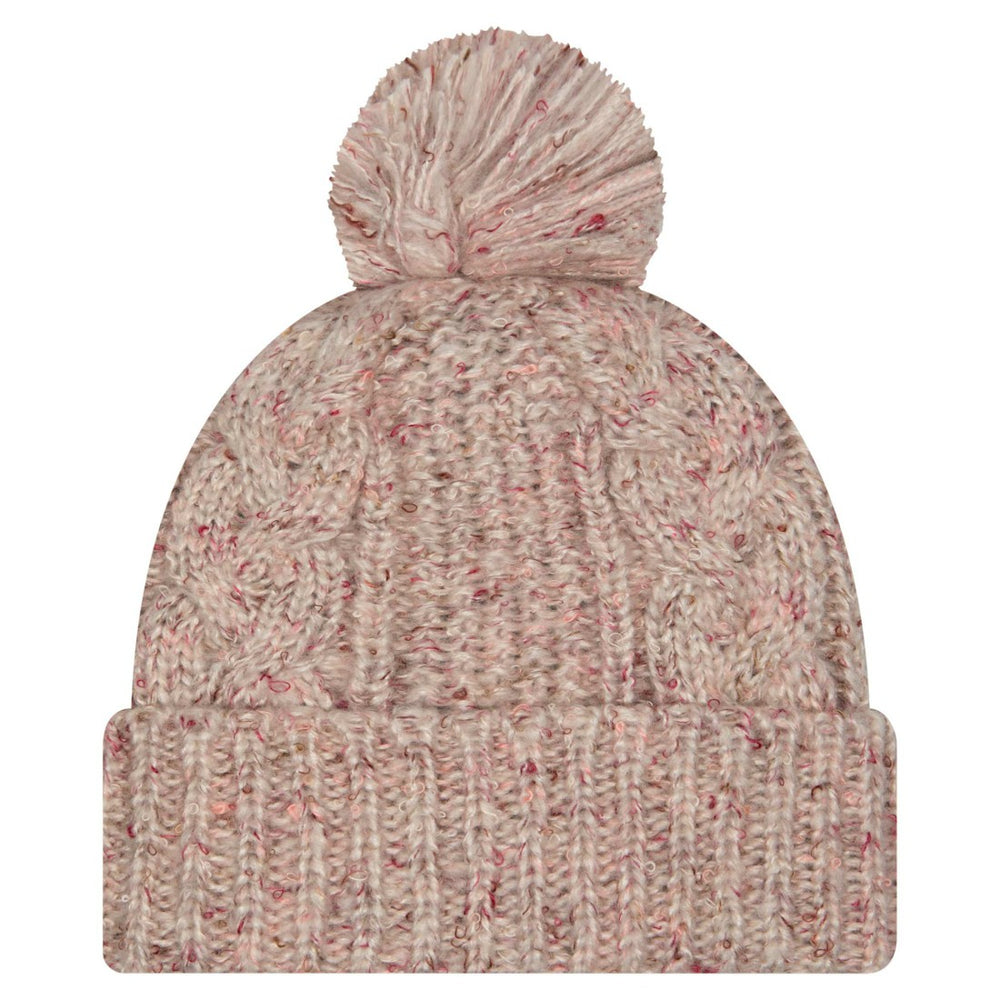 New York Jets New Era Women's Trendy Tone Cuffed Knit Hat with Pom