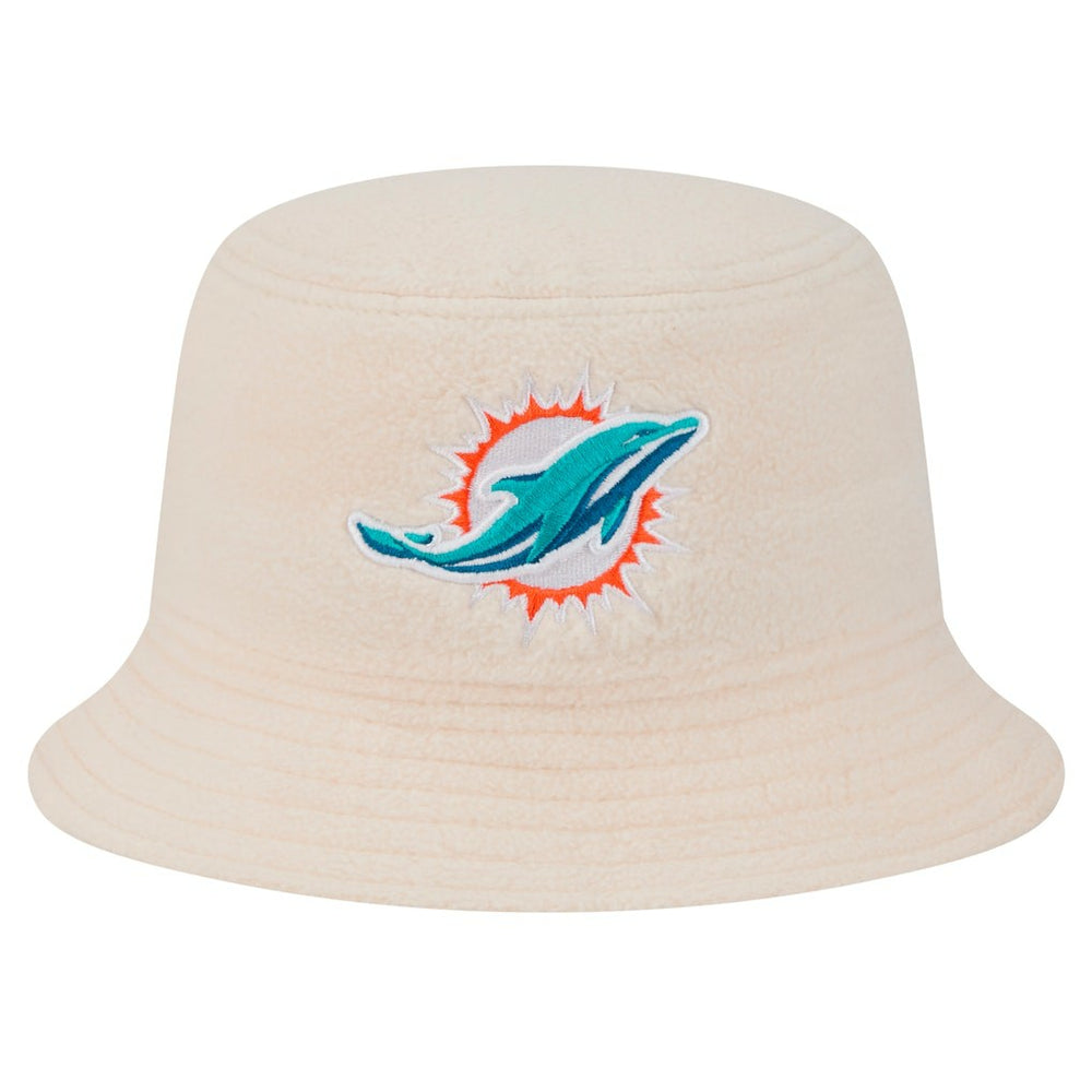Miami Dolphins New Era Women's Cozy Sherpa Bucket Hat
