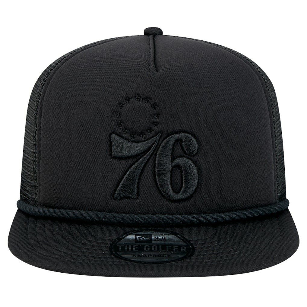 Philadelphia 76ers Tone Foam Meshback Golfer Snapback Hat Outlet
