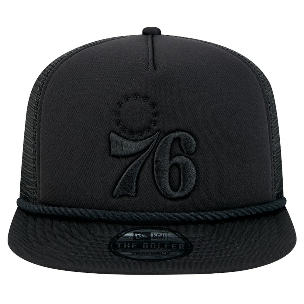 Philadelphia 76ers Tone Foam Meshback Golfer Snapback Hat Outlet