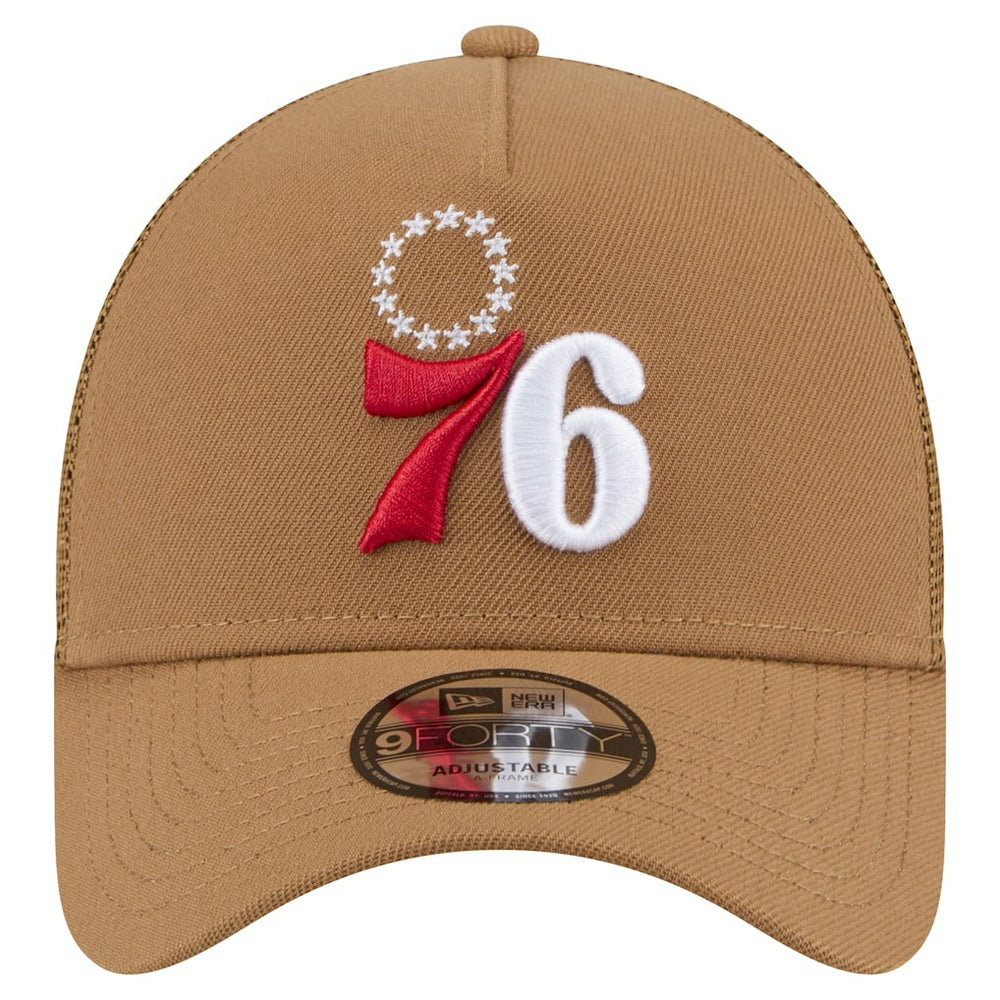 Philadelphia 76ers 9FORTY A-Frame Trucker Adjustable Hat Outlet