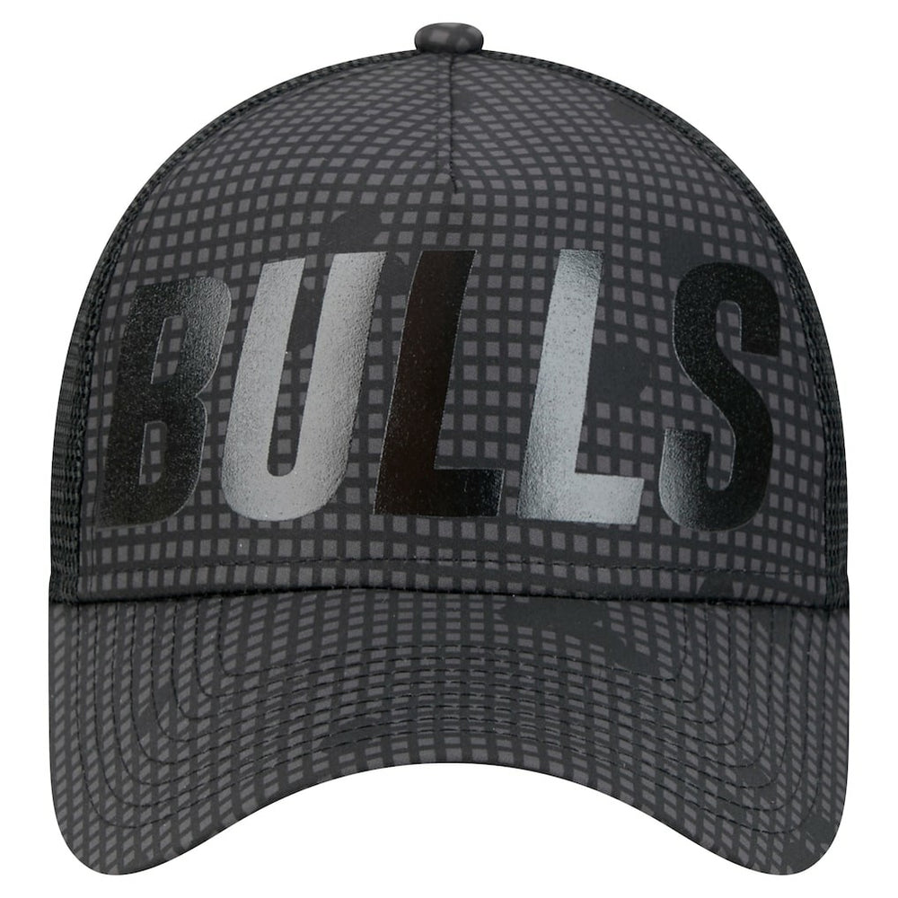 Chicago Bulls Male Adult Midnight Ink Tonal A-Frame Trucker 9FORTY Adjustable Hat On Sale