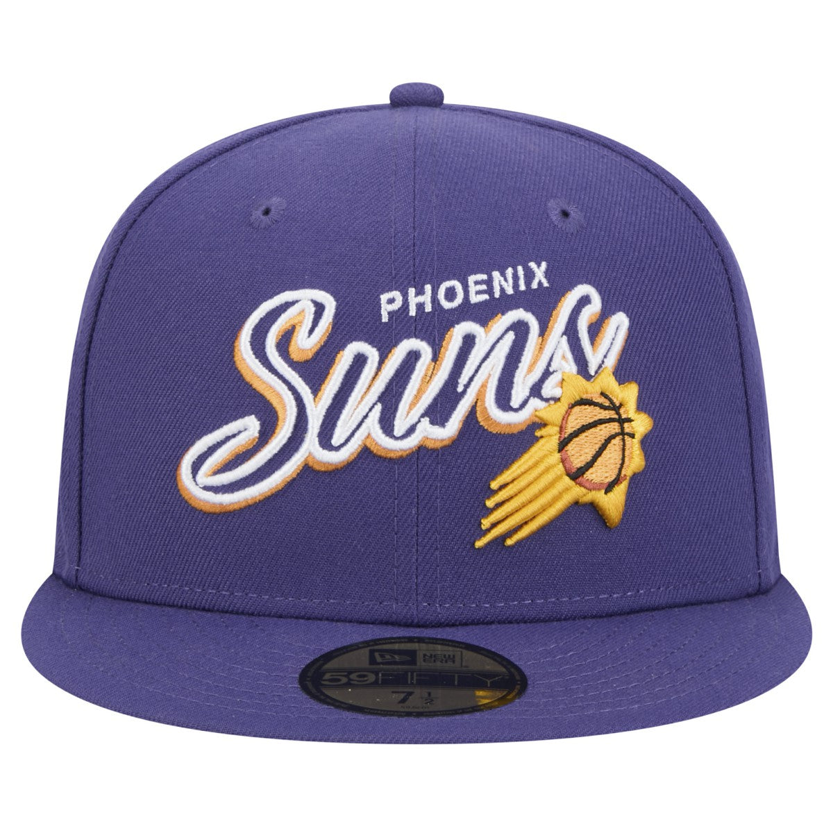 Phoenix Suns Sport Night Script Sided 59FIFTY Fitted Hat New
