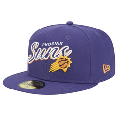 Phoenix Suns Sport Night Script Sided 59FIFTY Fitted Hat New