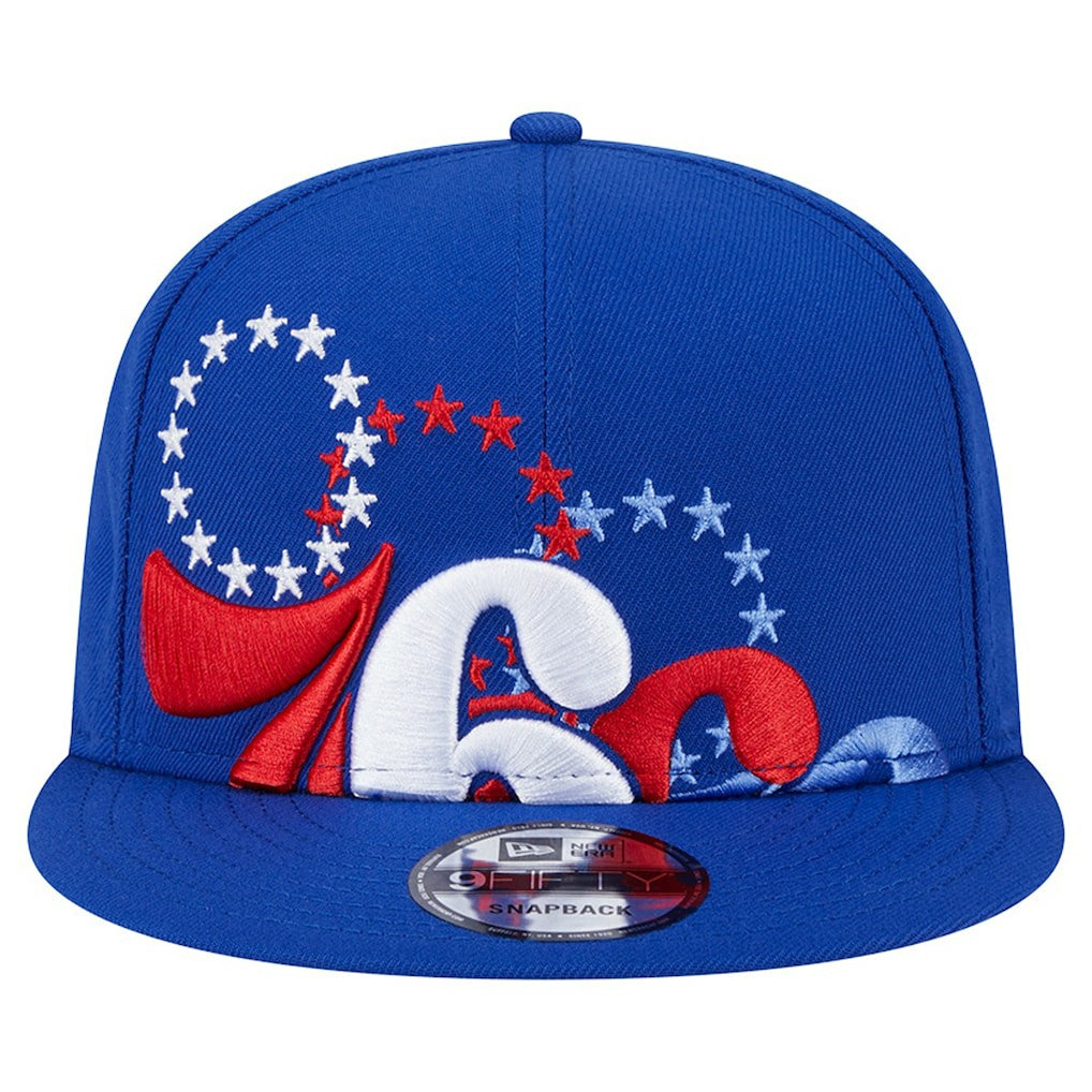Philadelphia 76ers Sport Night Team Shadow 9FIFTY Snapback Hat On Sale