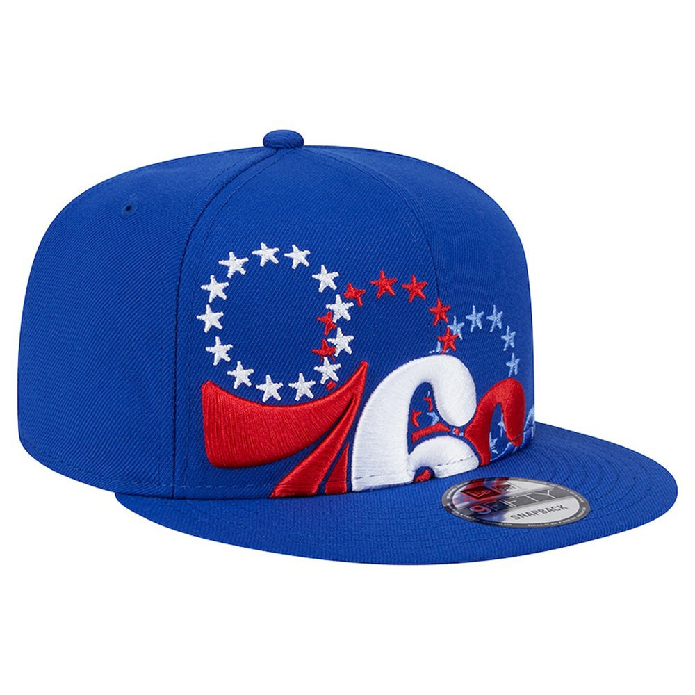 Philadelphia 76ers Sport Night Team Shadow 9FIFTY Snapback Hat On Sale