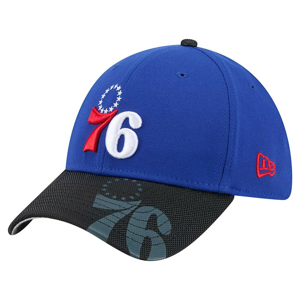 Philadelphia 76ers Sport Night Visor Hit 39THIRTY Flex Hat For Sale