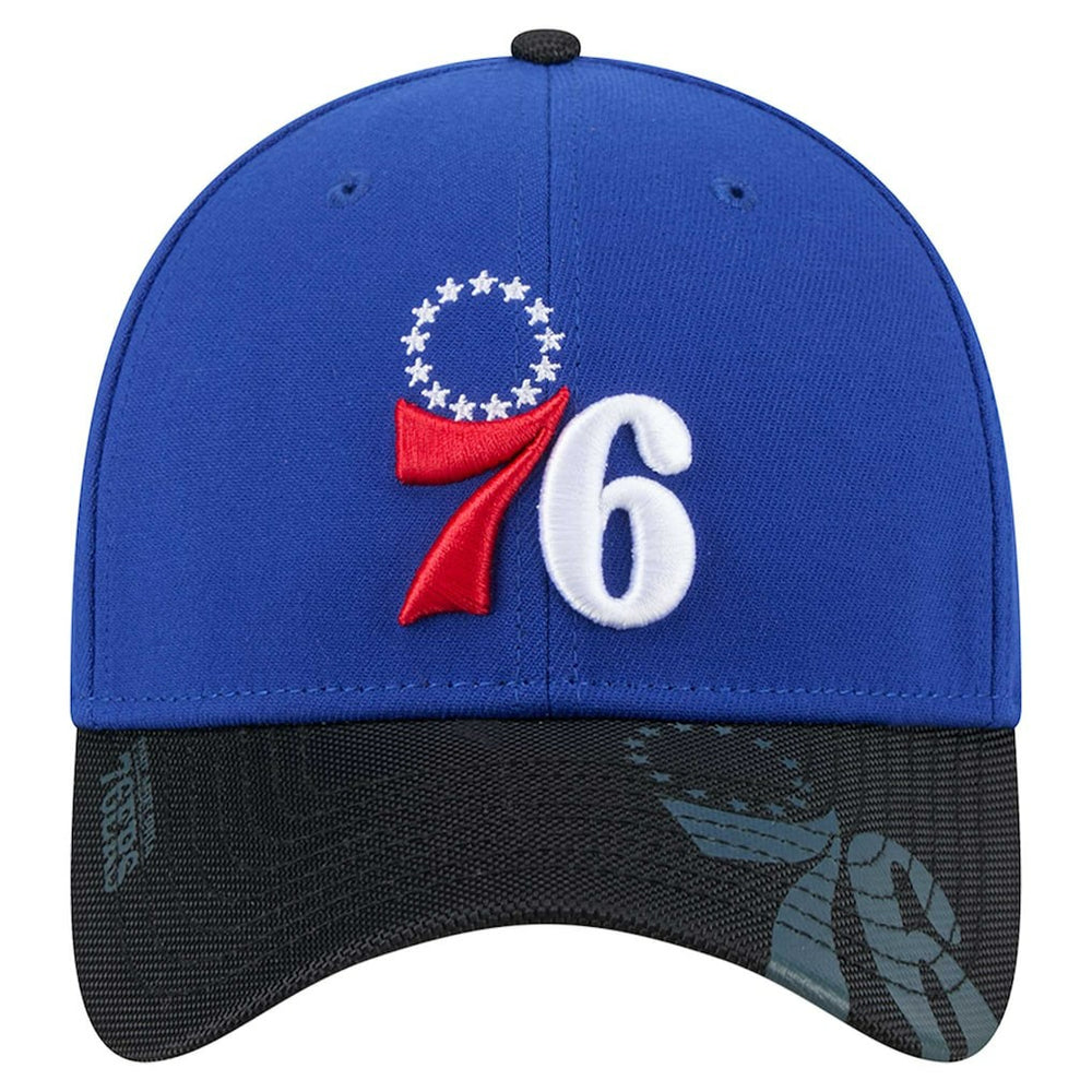 Philadelphia 76ers Sport Night Visor Hit 39THIRTY Flex Hat For Sale