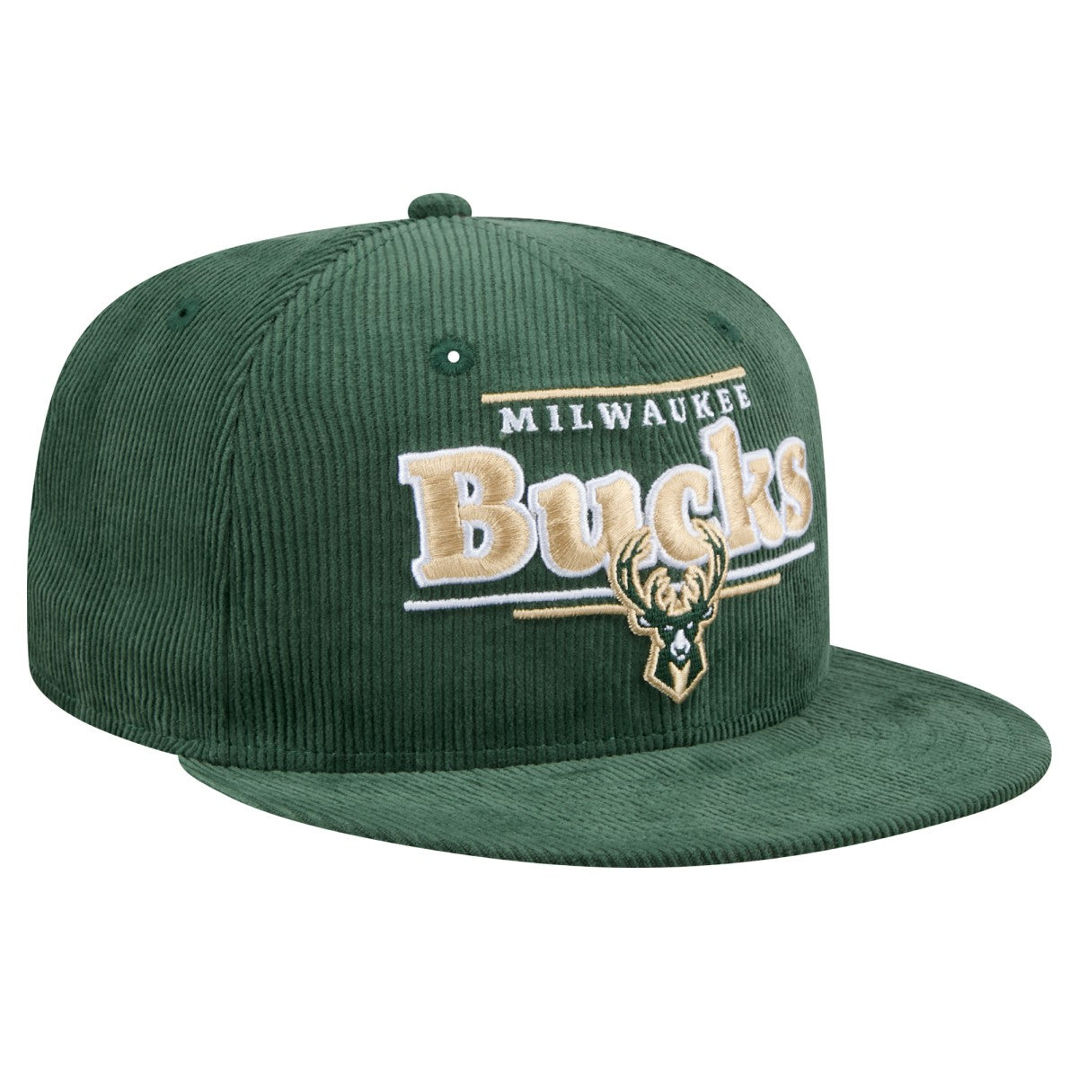 Milwaukee Bucks Throwback Display Corduroy 9FIFTY Snapback Hat Discount