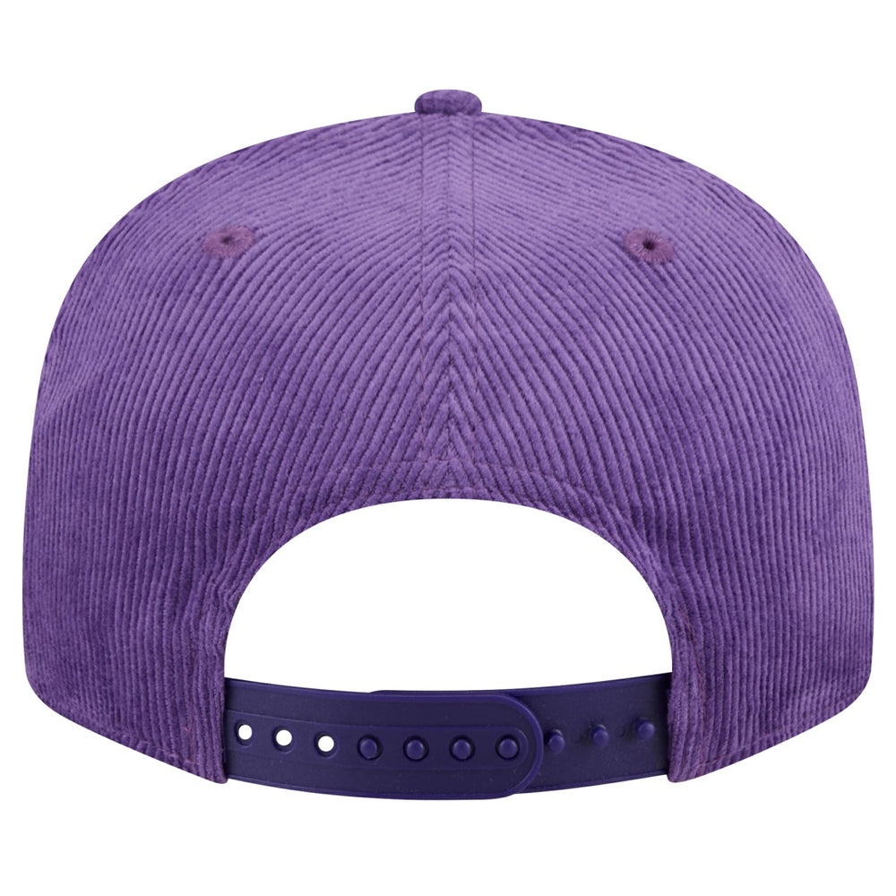 Los Angeles Lakers Throwback Display Corduroy 9FIFTY Snapback Hat New