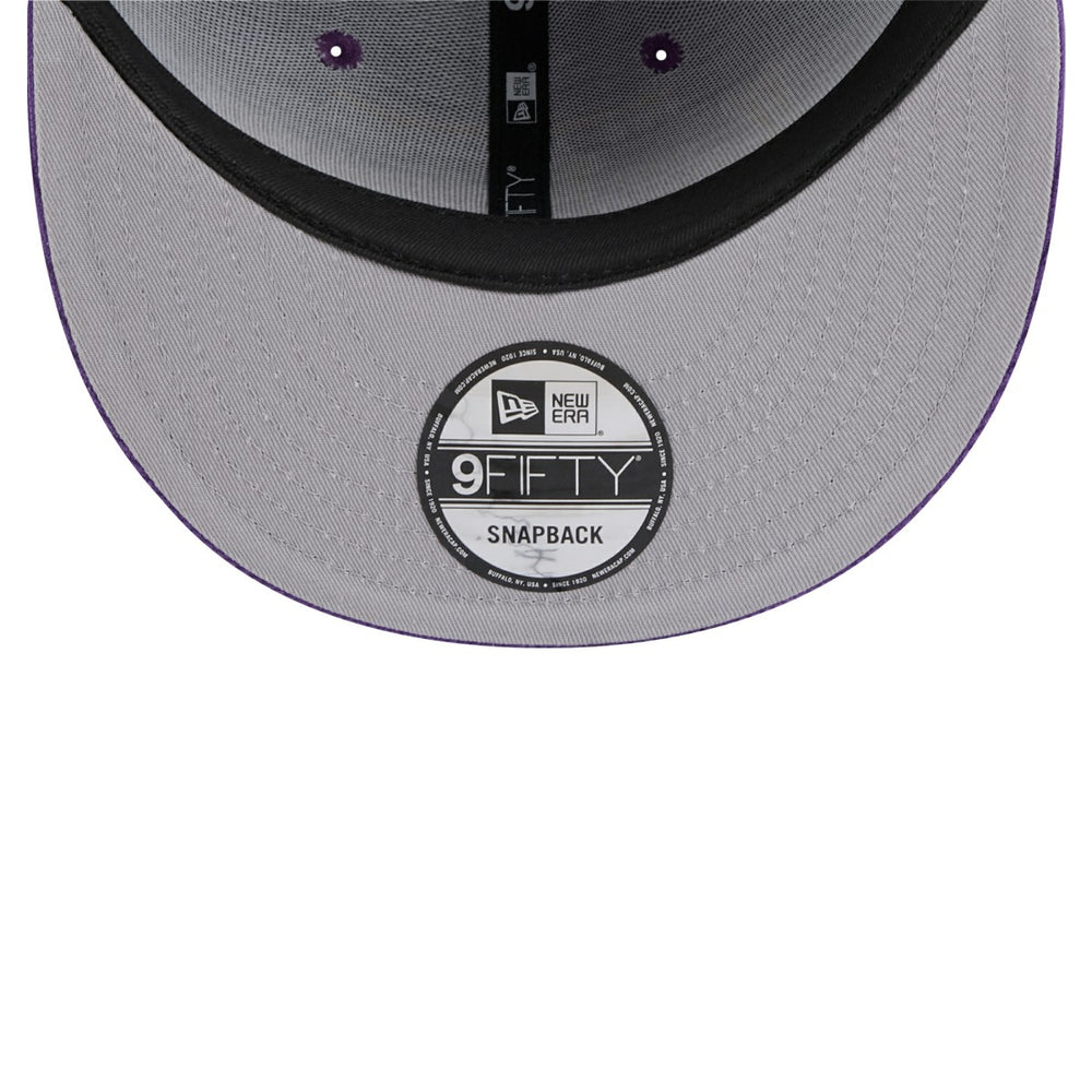 Los Angeles Lakers Throwback Display Corduroy 9FIFTY Snapback Hat New