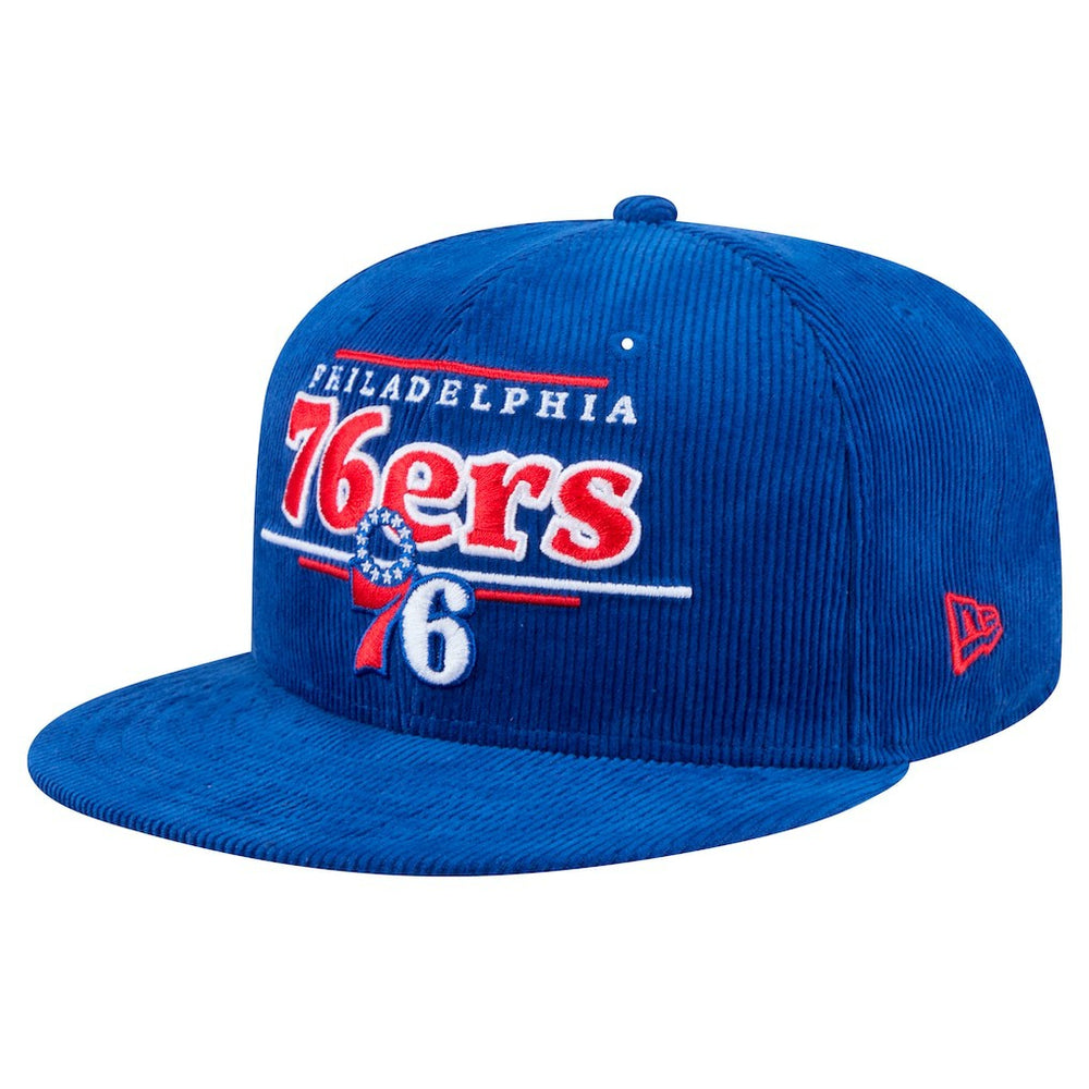 Philadelphia 76ers Throwback Display Corduroy 9FIFTY Snapback Hat Discount