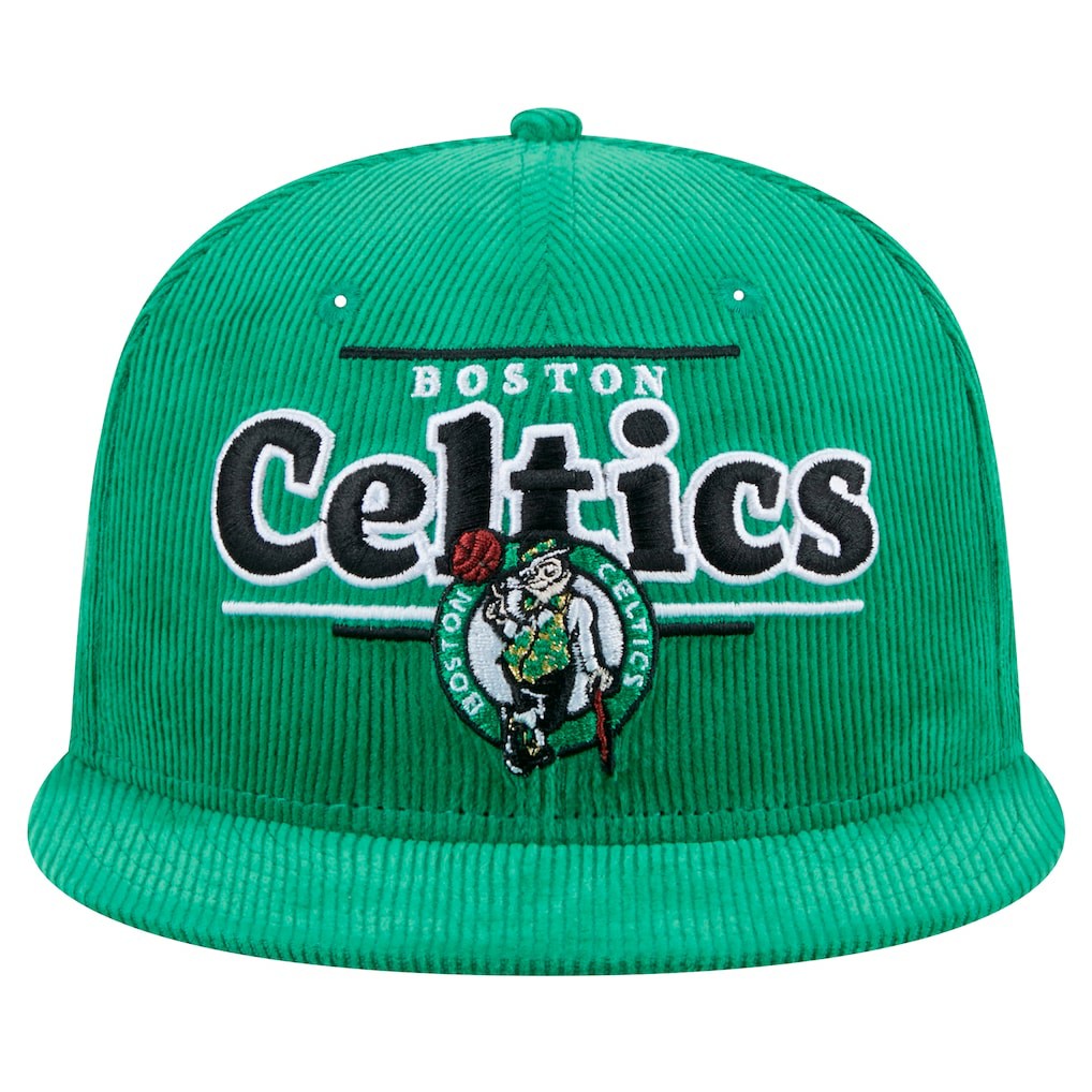 Boston Celtics Throwback Display Corduroy 9FIFTY Snapback Hat Outlet