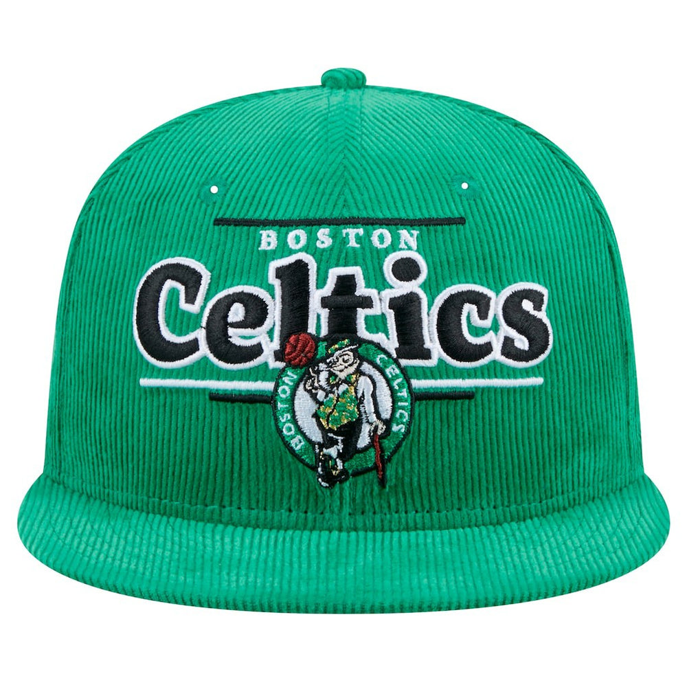 Boston Celtics Throwback Display Corduroy 9FIFTY Snapback Hat Outlet