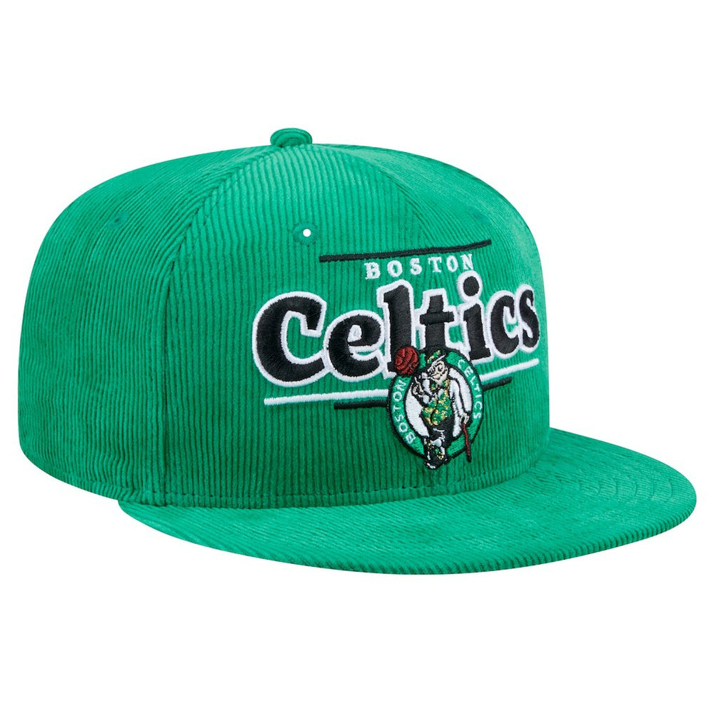 Boston Celtics Throwback Display Corduroy 9FIFTY Snapback Hat Outlet