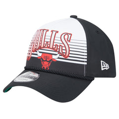 Chicago Bulls Black Throwback Gradient A-Frame 9FORTY Adjustable Hat On Sale