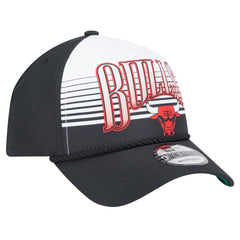 Chicago Bulls Black Throwback Gradient A-Frame 9FORTY Adjustable Hat On Sale