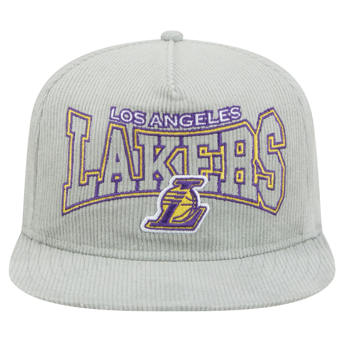 Los Angeles Lakers Throwback Corduroy Golfer Snapback Hat On Sale