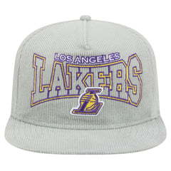 Los Angeles Lakers Throwback Corduroy Golfer Snapback Hat On Sale