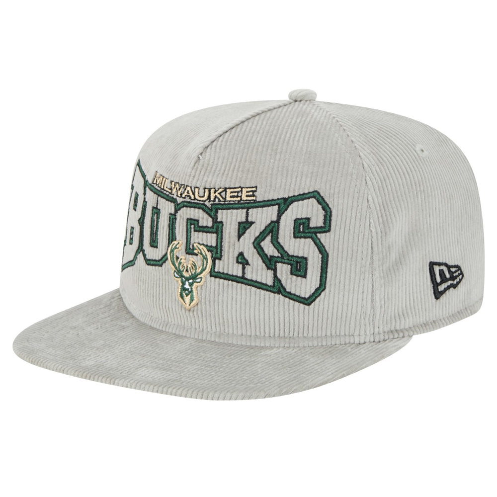 Milwaukee Bucks Throwback Corduroy Golfer Snapback Hat For Sale