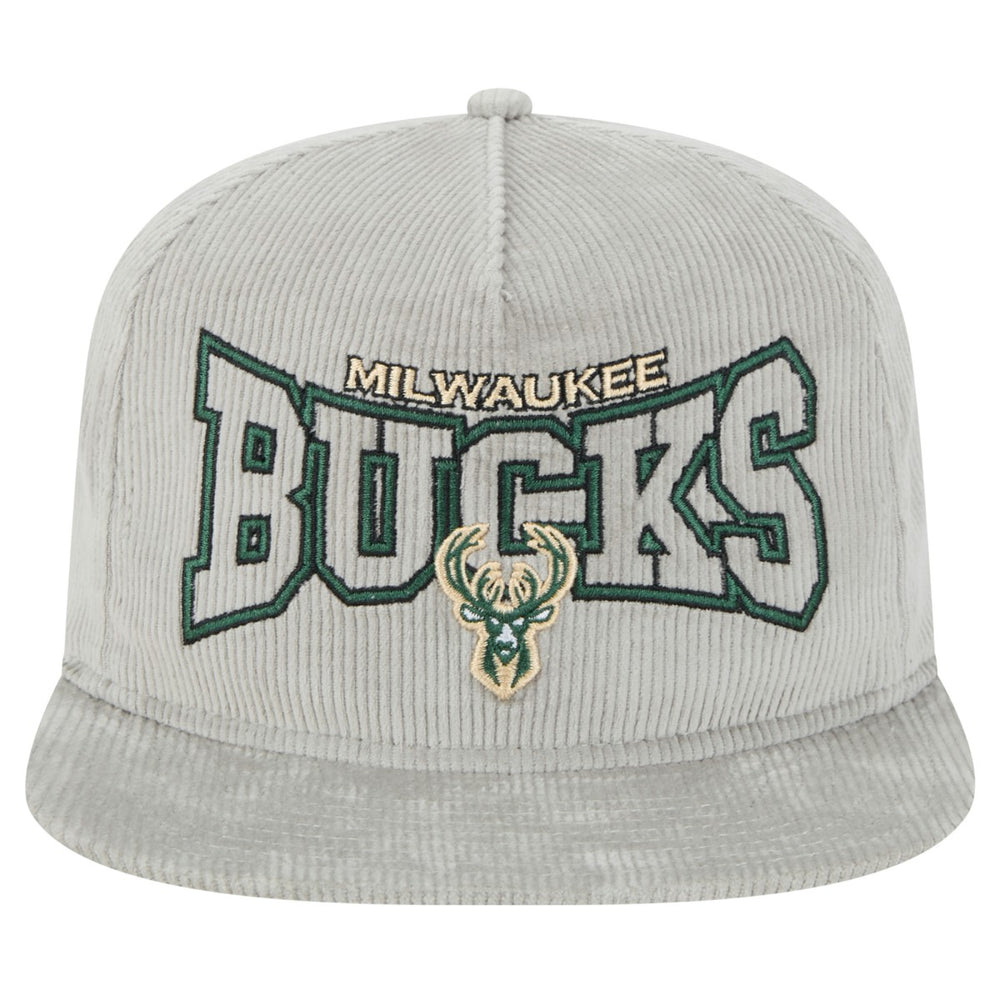 Milwaukee Bucks Throwback Corduroy Golfer Snapback Hat For Sale