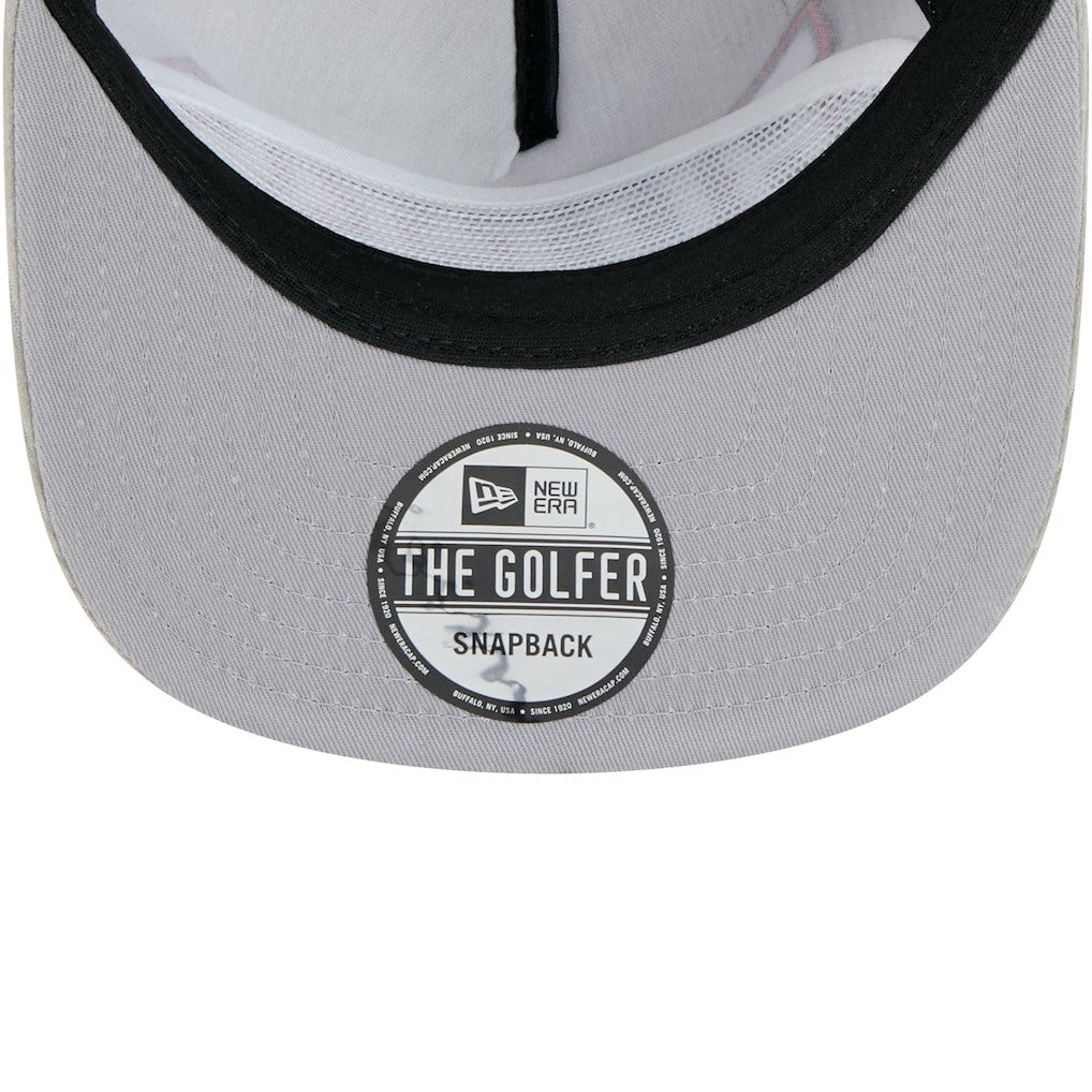 Chicago Bulls Throwback Corduroy Golfer Snapback Hat New