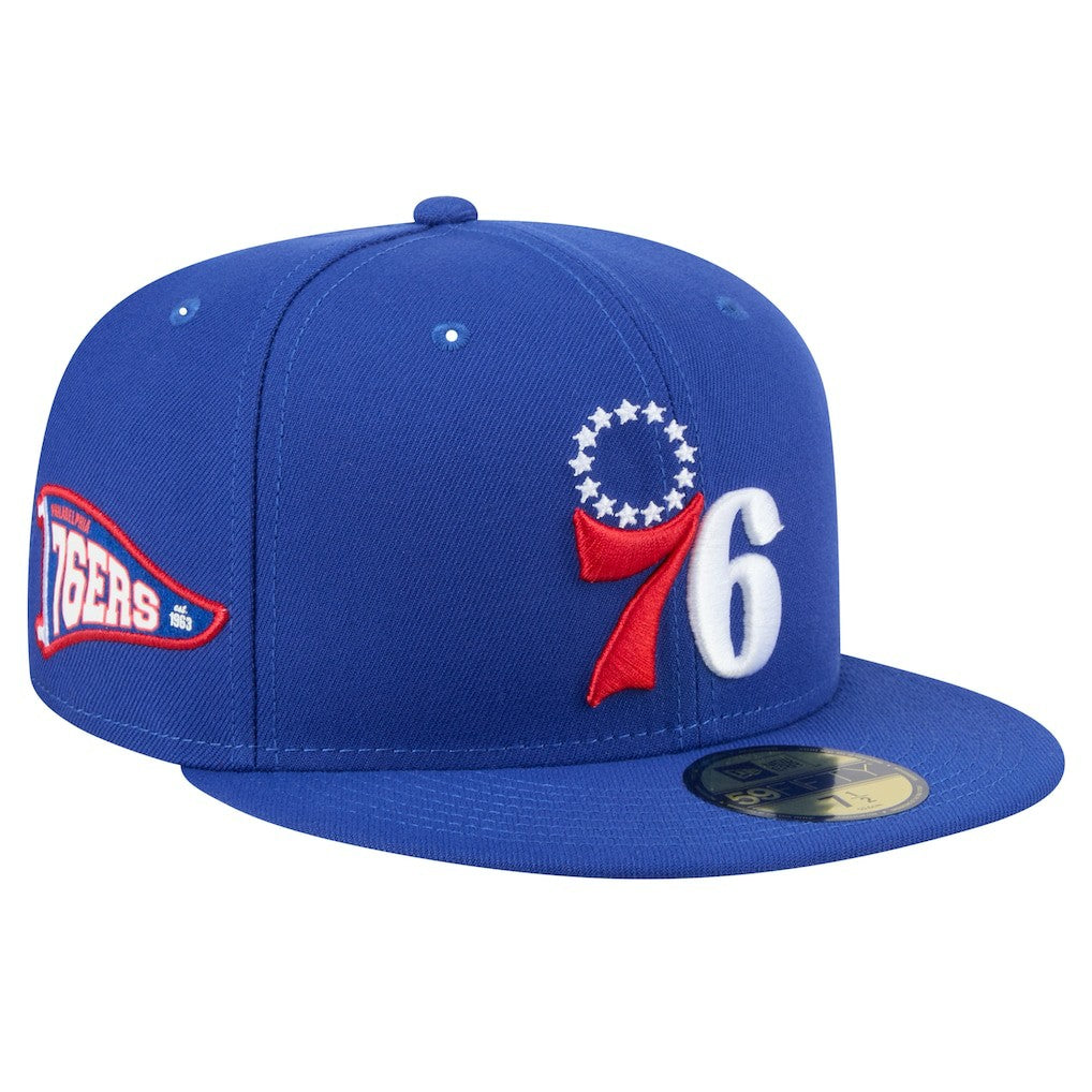Philadelphia 76ers Throwback Pennant 59FIFTY Fitted Hat Online