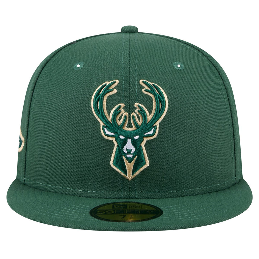Milwaukee Bucks Throwback Pennant 59FIFTY Fitted Hat For Sale