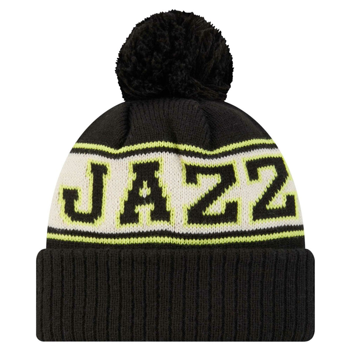 Utah Jazz Throwback Retro Cuffed Knit Hat with Pom Outlet