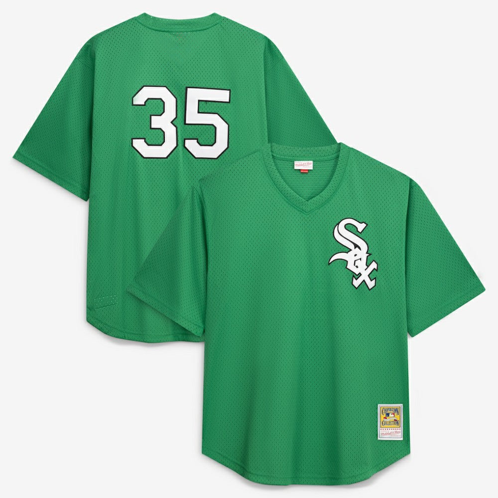 Frank Thomas Chicago White Sox Profile Big & Tall Cooperstown Collection Mesh Batting Practice Jersey | MLB On Sale