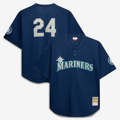 Seattle Mariners Mitchell & Ness Big & Tall Cooperstown Collection Mesh Batting Practice Jersey | MLB New