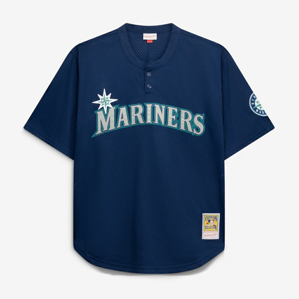 Seattle Mariners Mitchell & Ness Big & Tall Cooperstown Collection Mesh Batting Practice Jersey | MLB New