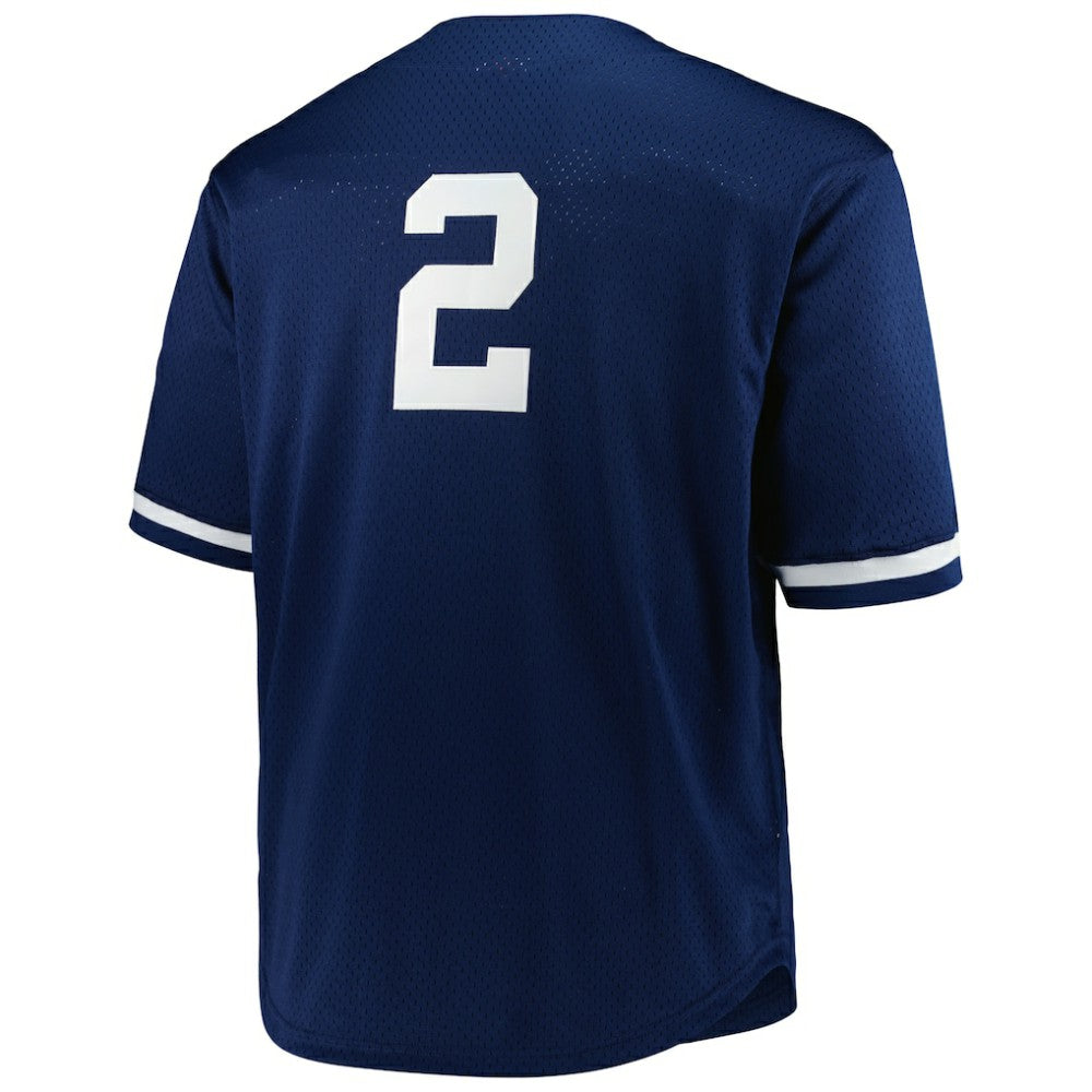 Derek Jeter New York Yankees Mitchell & Ness Big & Tall Cooperstown Mesh Batting Practice Jersey | MLB On Sale