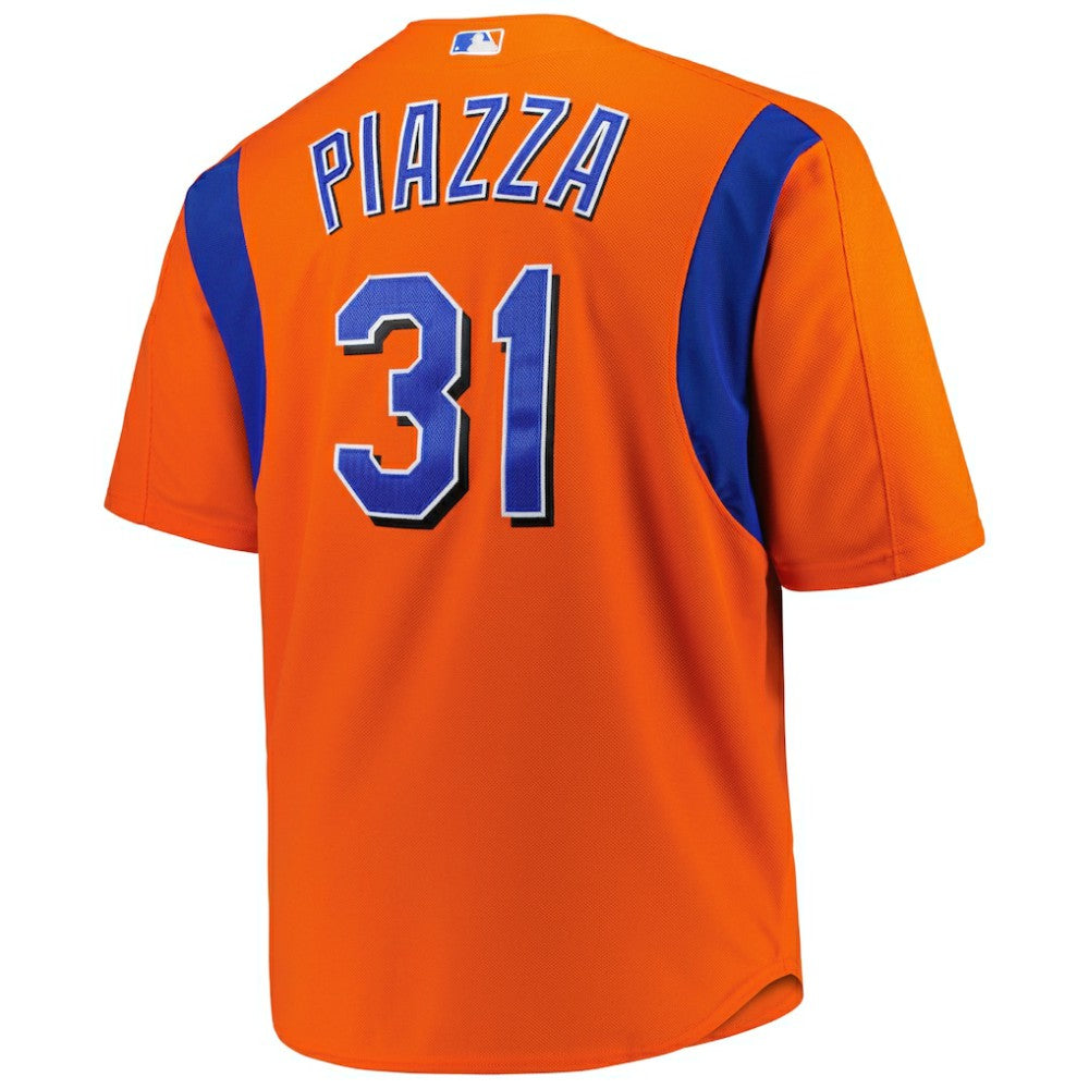 Mike Piazza New York Mets Mitchell & Ness Big & Tall Cooperstown Mesh Batting Practice Jersey | MLB Discount