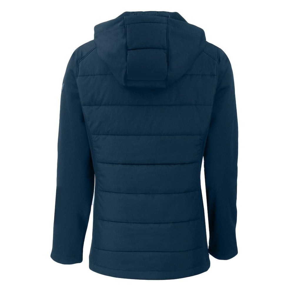 Los Angeles Chargers  Cutter & Buck Women's Evoke PrimaLoft Hybrid Eco Softshell Recycled Full-Zip Hooded Jacket