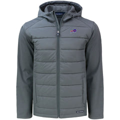 Buffalo Bills  Cutter & Buck Evoke PrimaLoft Hybrid Eco Softshell Recycled Full-Zip Hooded Jacket