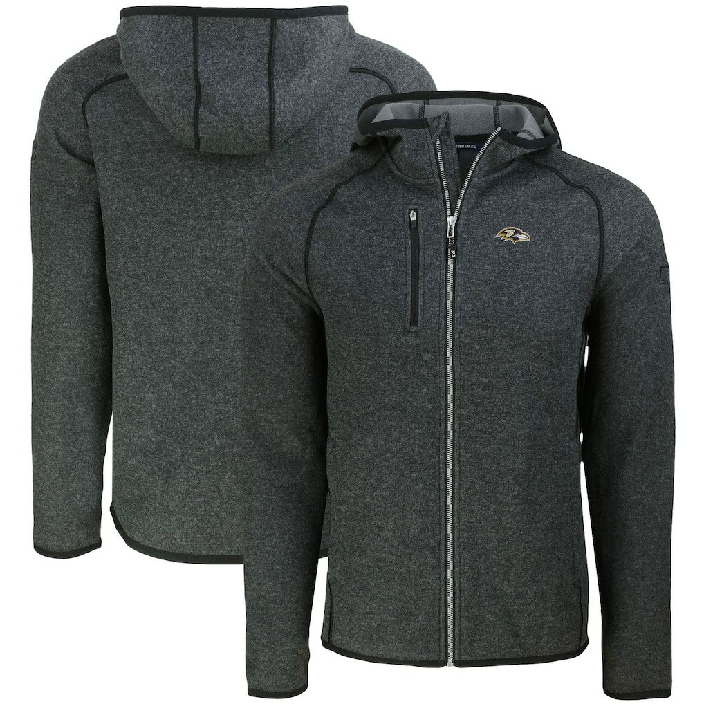 Baltimore Ravens  Cutter & Buck Mainsail Full-Zip Hooded Jacket